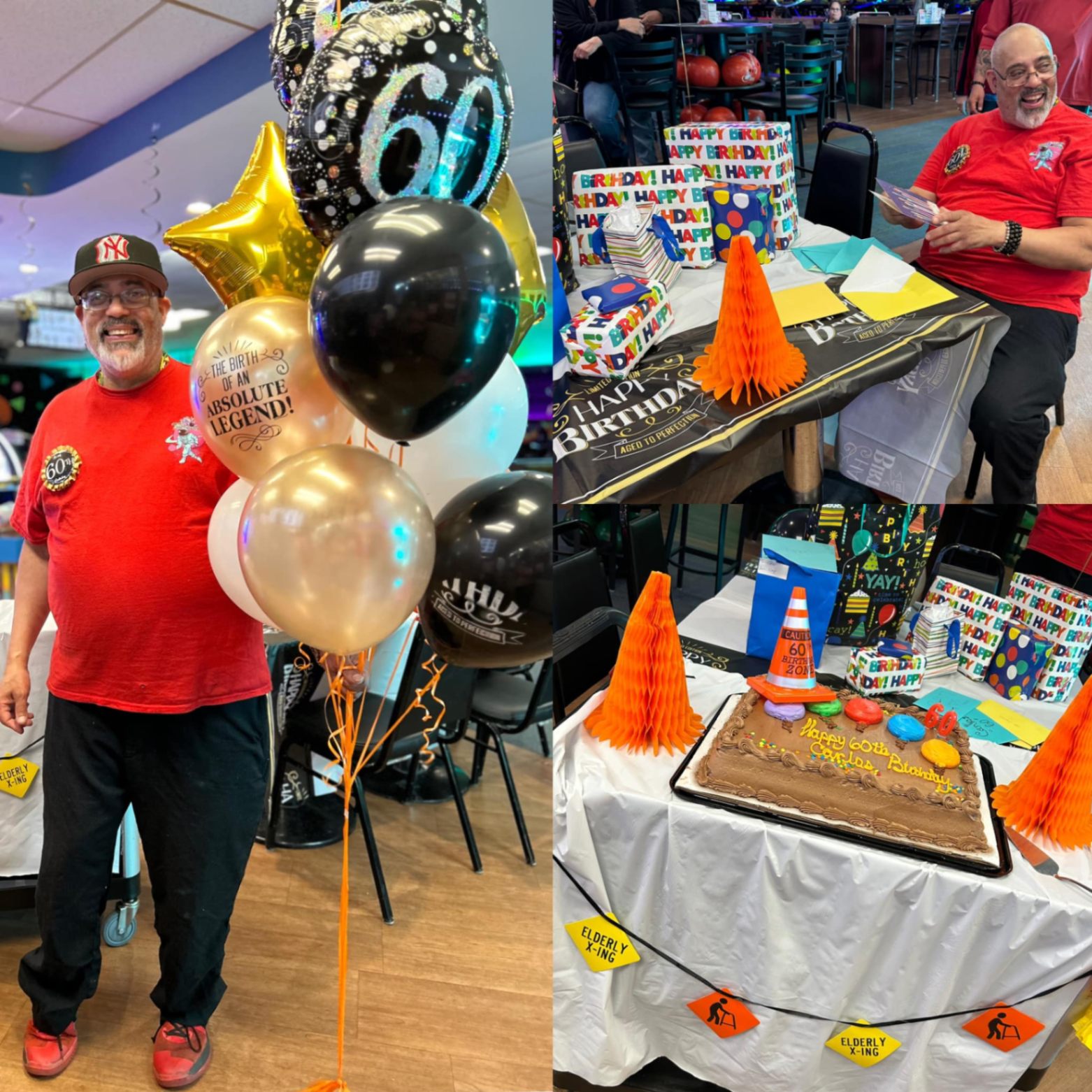60th birthday celebration at Lakewood Lanes